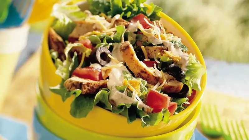 Keto Chicken Taco Salad