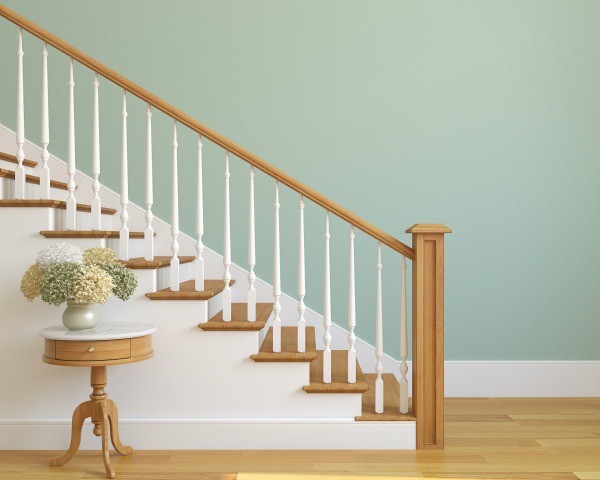 Clean Wood Banister