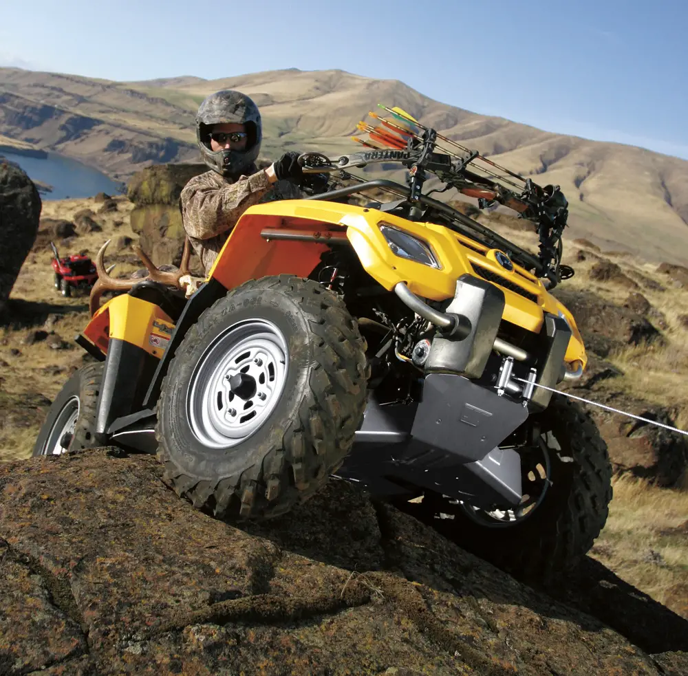 ​Look at the weight of the ATV winch itself