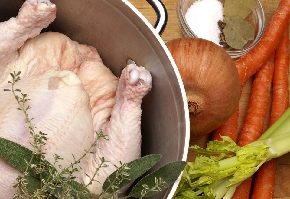 Chicken Broth or Stock Pressure Cooker Recipe